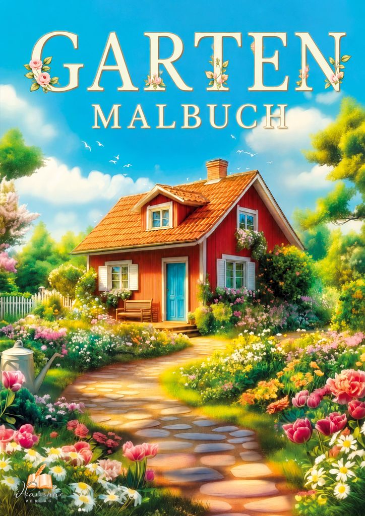 Garten Malbuch für Erwachsene - 50 Ausmalbilder zur Produktbild 