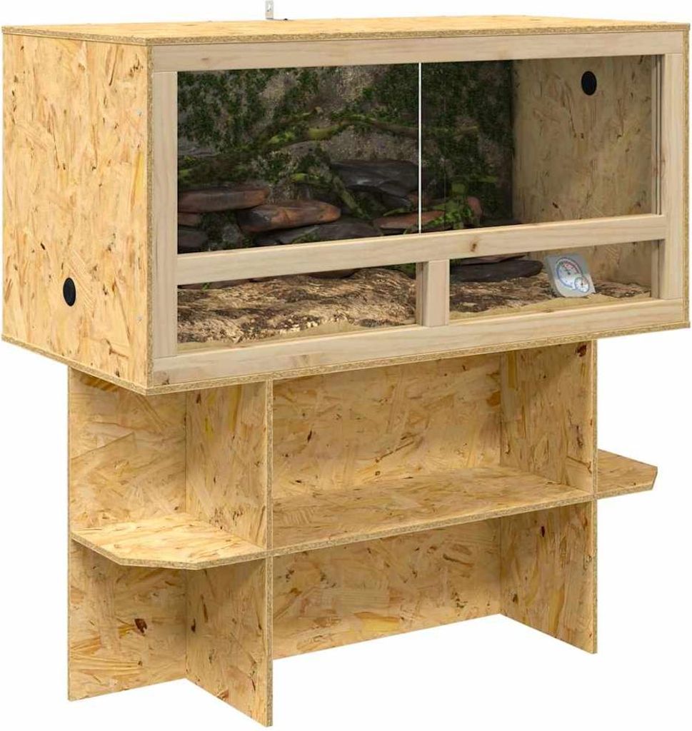 (Robust Möbel) Terrarienbasis Braun 100 x 50 x 50cm OSB - CL123581 - Terrarien