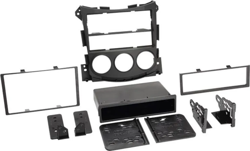 Adaptateur 2-DIN Nissan 370Z noir : finissez-en avec les vides de bord