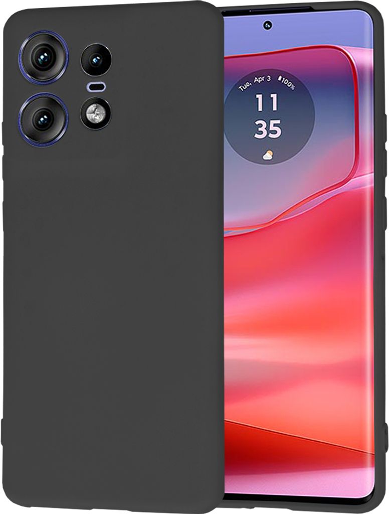 Techsuit Soft Flex Back Cover Hülle für Motorola Edge 50 Pro - Black