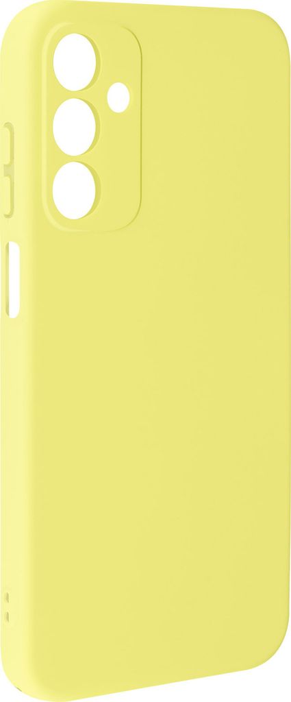 Avizar, Halbsteife Silikon Handyhülle für Samsung Galaxy A15, Gelb