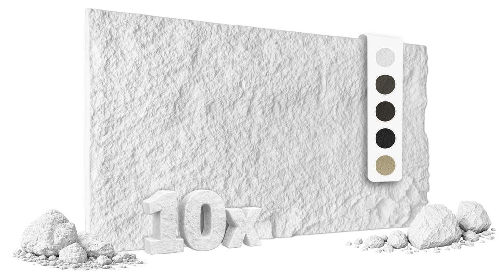 HEXIM Steinoptik Felsen Platten 10 Stück 120x60cm PolyurethanWandverkleidung 7,3 m² 3D Paneele Bruchstein Stone Nachbildung Wandpaneele Wanddeko ...