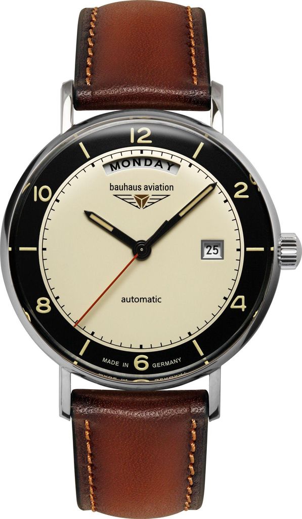 Bauhaus Aviation Vintage Pilot 24622 Herren Automatikuhr Produktbild 
