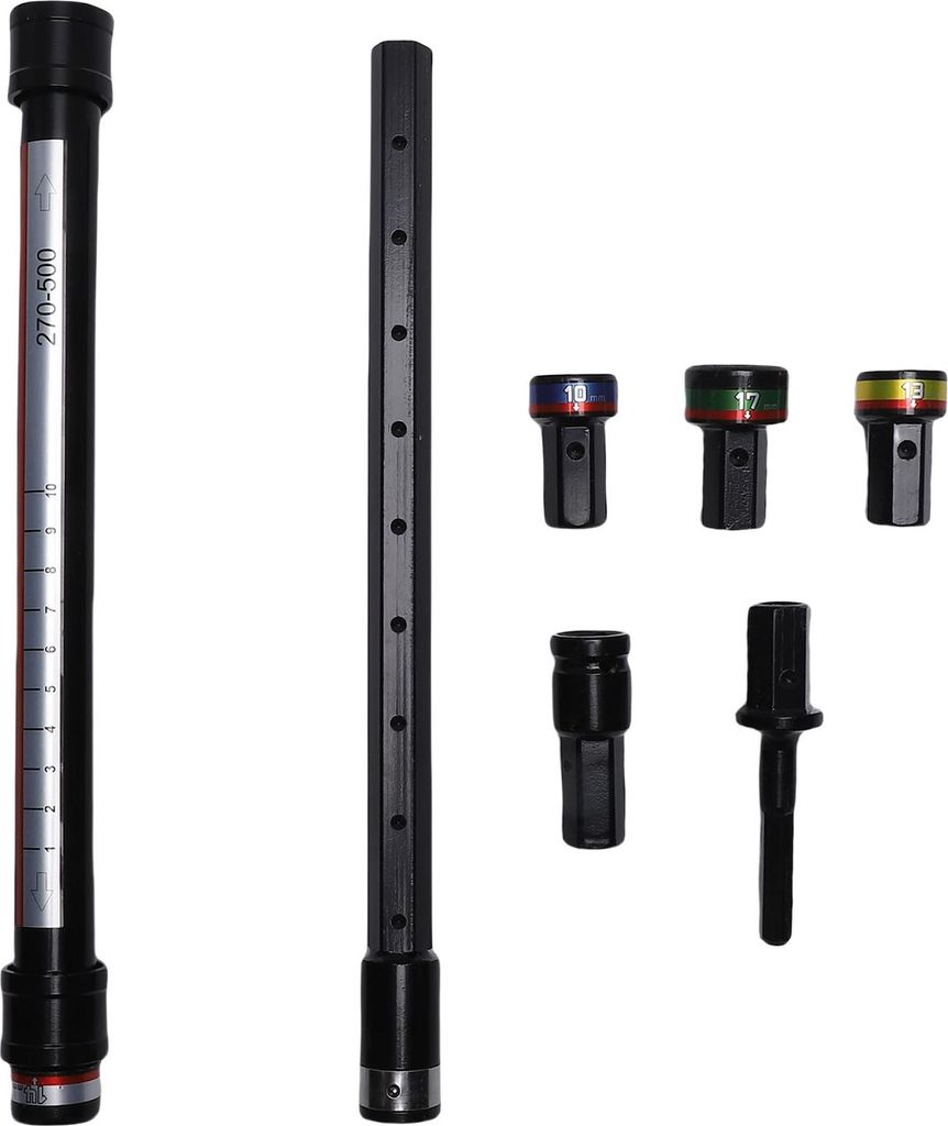 8-teiliges Set ausziehbarer Multifunktionssteckdosen mit 27 bis 50 cm Verlängerungsstange, tragbare Deckensteckdosen für Sechskantmutternmontage