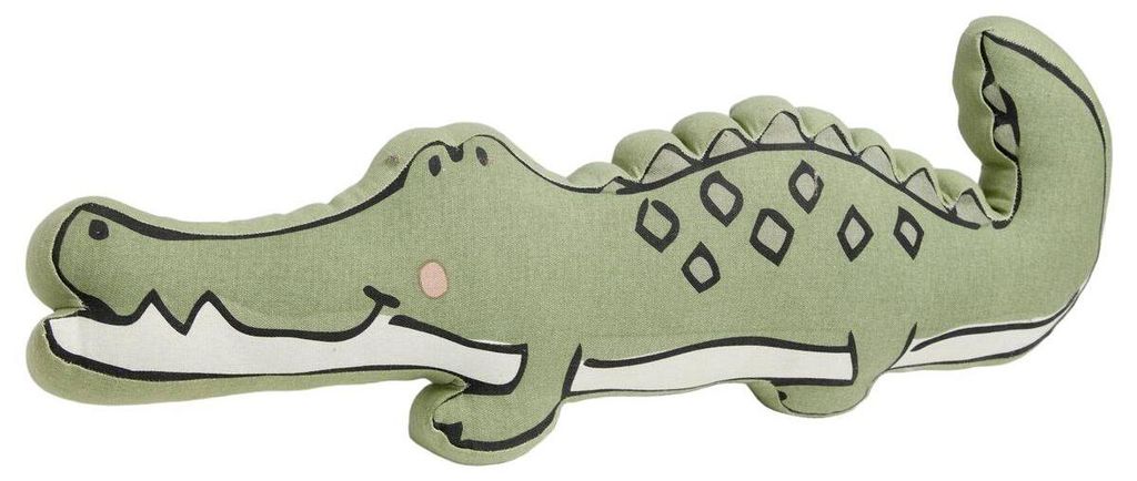 Kissen Krokodil MAGIC JUNGLE, 65 x 25 x 10 cm Produktbild 
