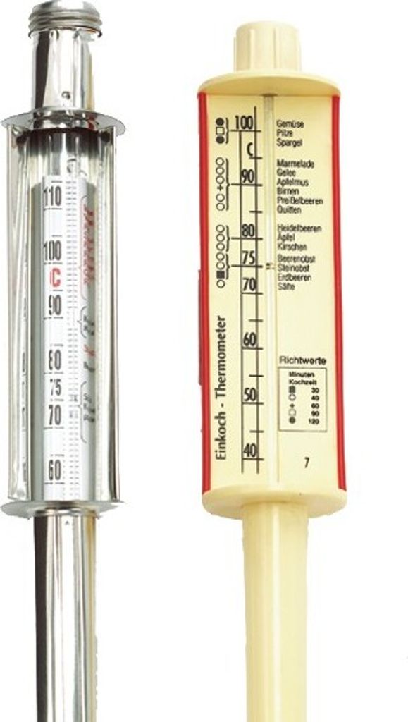 Einkochthermometer, Länge: 415 mm, ø: 20 mm Bräter