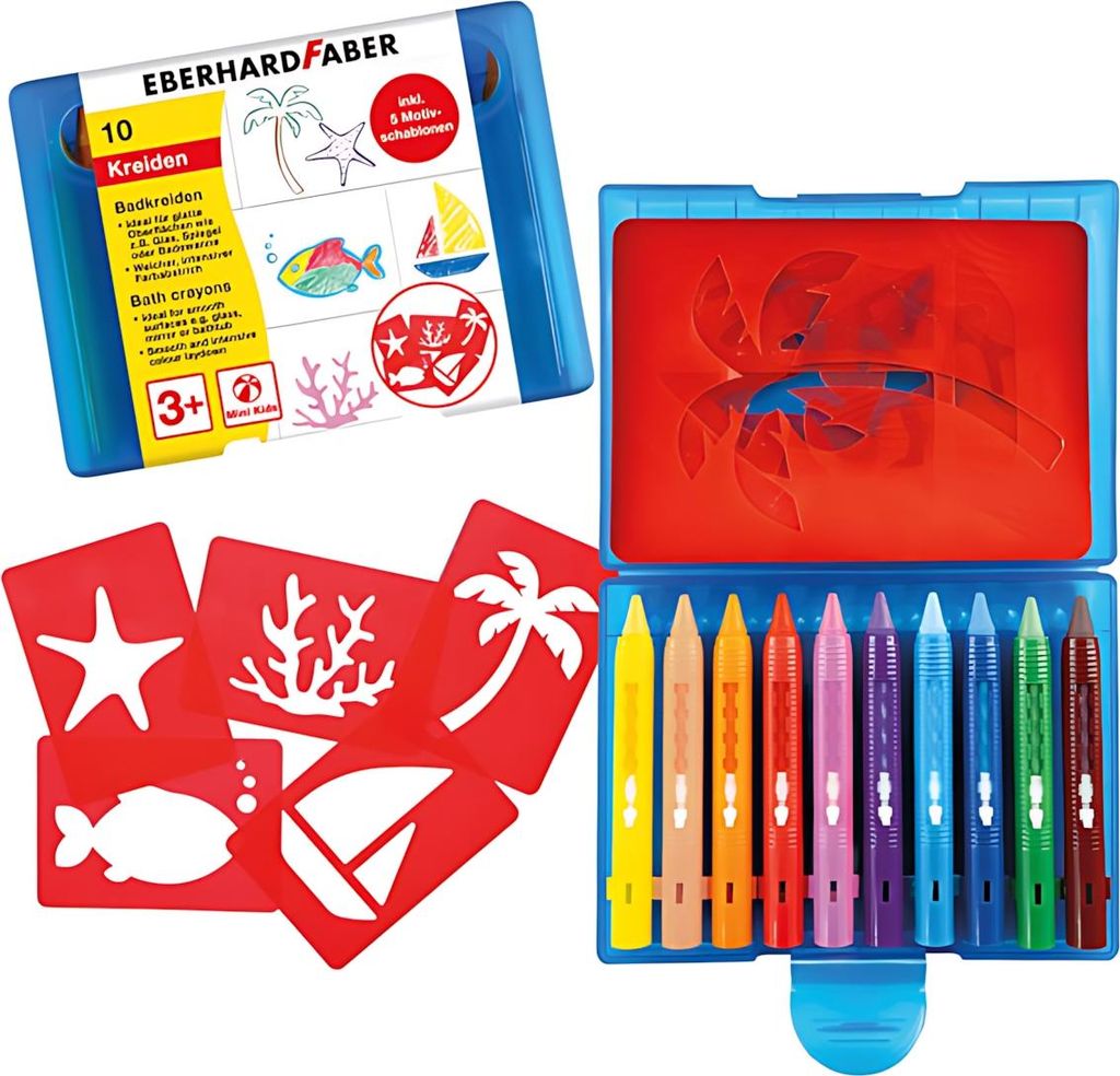 EBERHARD FABER Badkreide Mini Kids 10er Etui Produktbild 