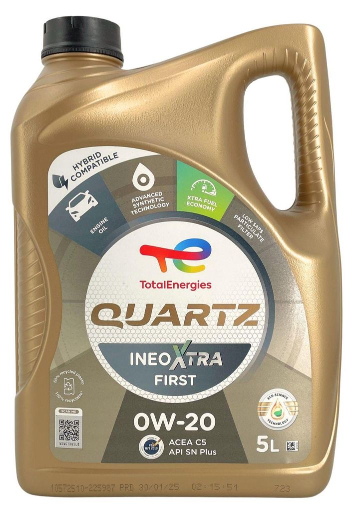 Total Quartz Ineo Xtra First 0W-20 5 Liter (225987) Produktbild 