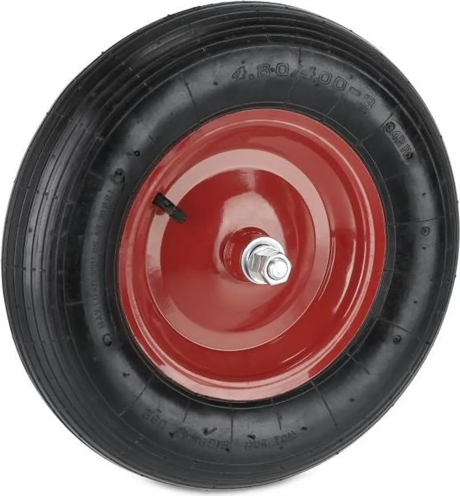 Kit Ruota Carriola 4.80 4.00-8 + Asse Omaggio - Prezzo Outlet