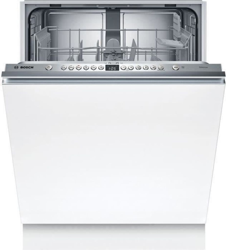 BOSCH SBV26AX01F SER2 vollintegrierter Geschirrspüler – 12 Maßgedecke – Induktion – L60 cm – 48 dB – Weiß