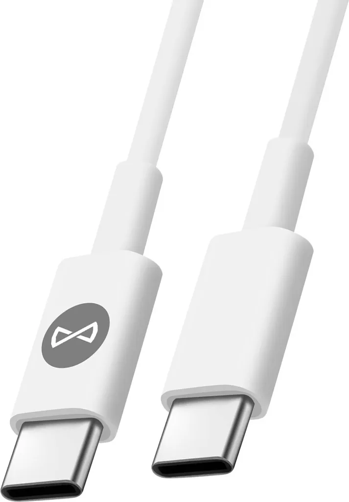 Cavo USB-C a USB-C Forever 1m Bianco - Ricarica Rapida e Dati per Smartphone - 2