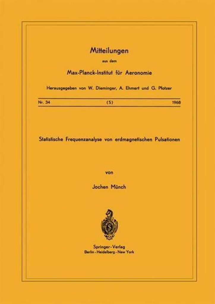 Statistische Frequenzanalyse von Erdmagnetischen Pulsationen