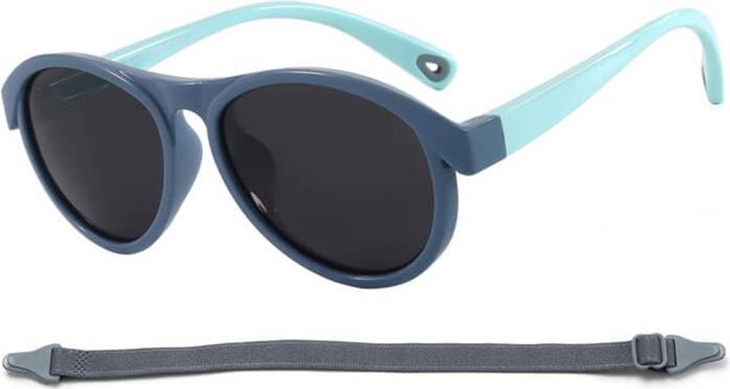 Polarisierte Cat-Eye-Sonnenbrille für Damen Arctica S341 schwarz