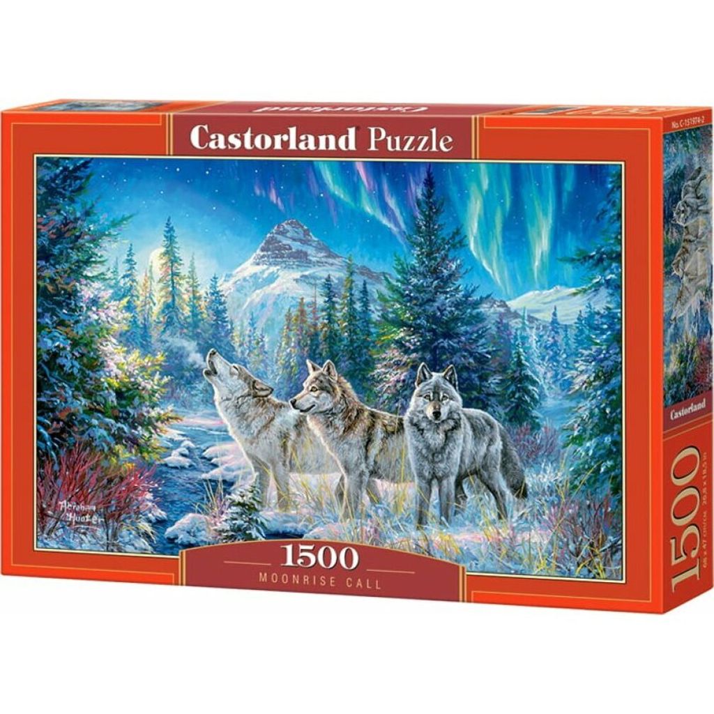 Puzzle 1500 pezzi Moonrise Call 151974 Castorland Immagine del prodotto 