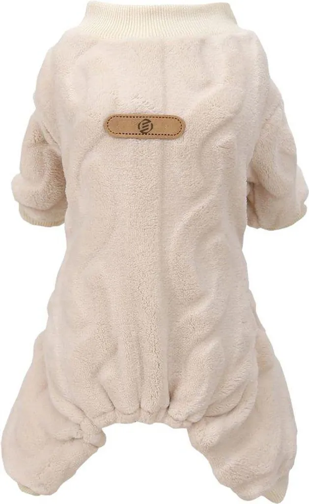 Vêtement chien contre le froid : pyjama chaud et pull doux anti-frissons