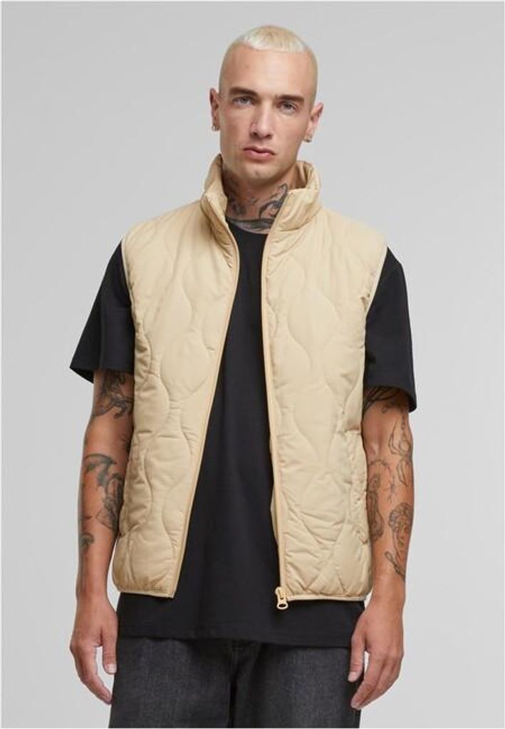 Herrenweste Urban Classics Super Light Bubble Vest, Farbe: unionbeige, Größe: S