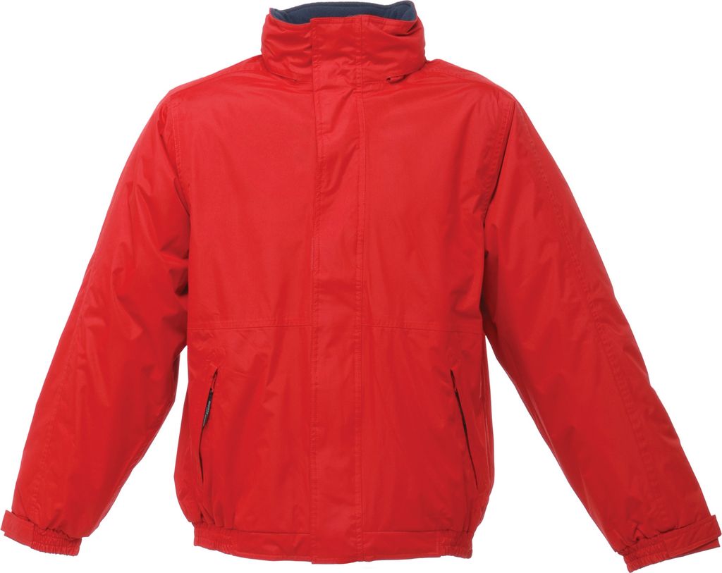 Regatta Herren Dover Jacke, winddicht, wasserfest RW1185 (S) (Rot/Marineblau)