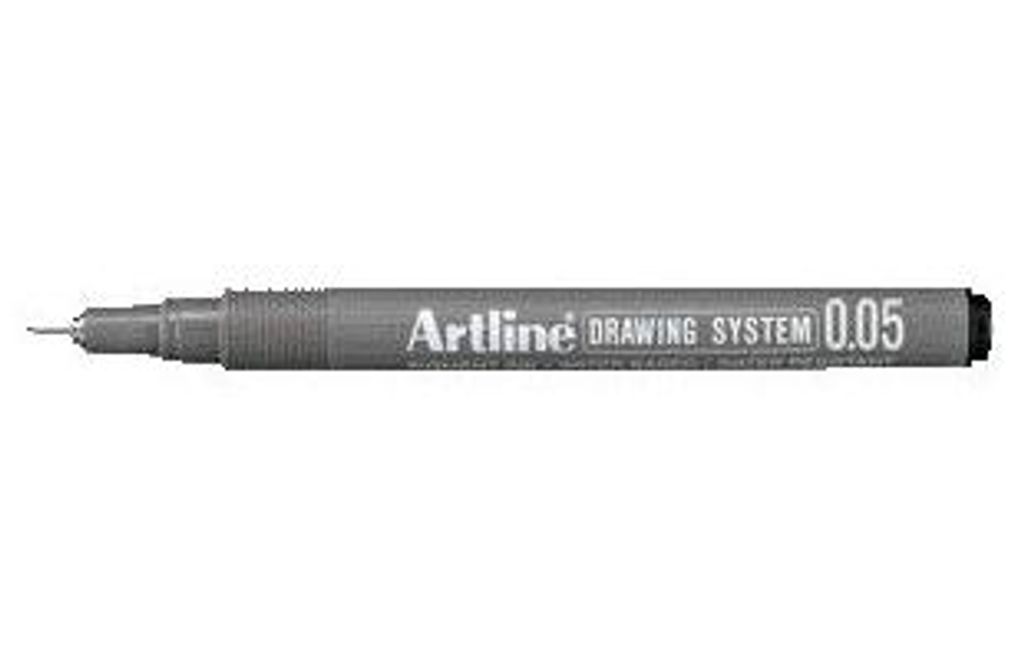 Artline - Technischer Fineliner 0,05 mm schwarz | 12 Stück