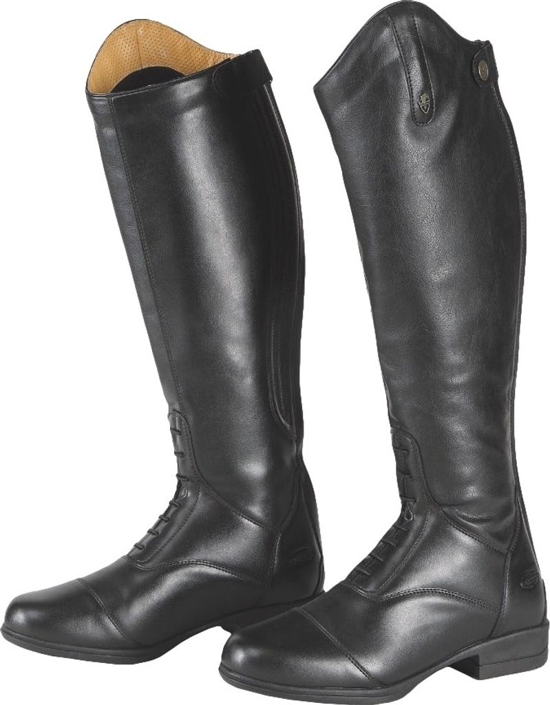 Moretta - Kinder Lange Reitstiefel Luisa ER457 (31 EU) (Schwarz)