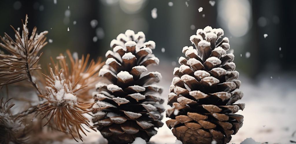 Plakat 91,3x44,5cm Winterliche Symmetrie