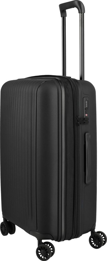 Travelite Skymate - 4-Rollen-Trolley M 65 cm erw. (black) Produktbild 