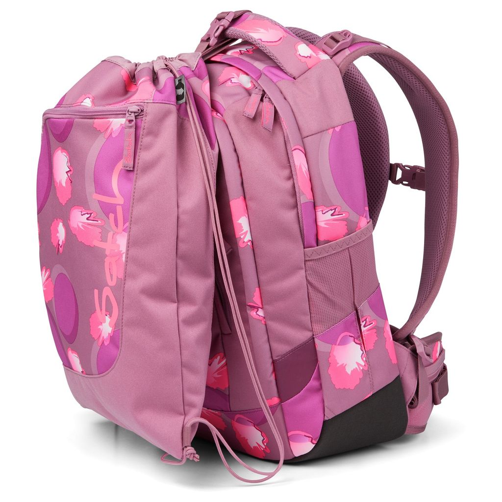 satch Sportbeutel Gymbag Walking Clouds rosa mehrfarbig Produktbild 4