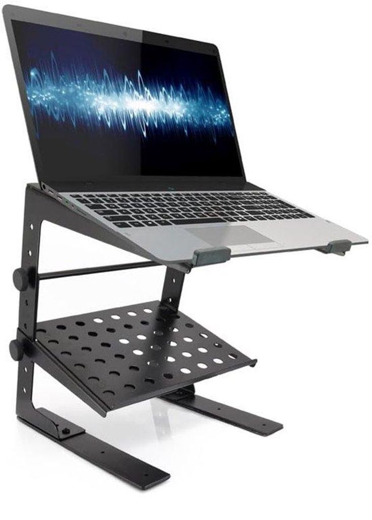Verstelbare en draagbare standaard für Laptop und DJ-Geräte