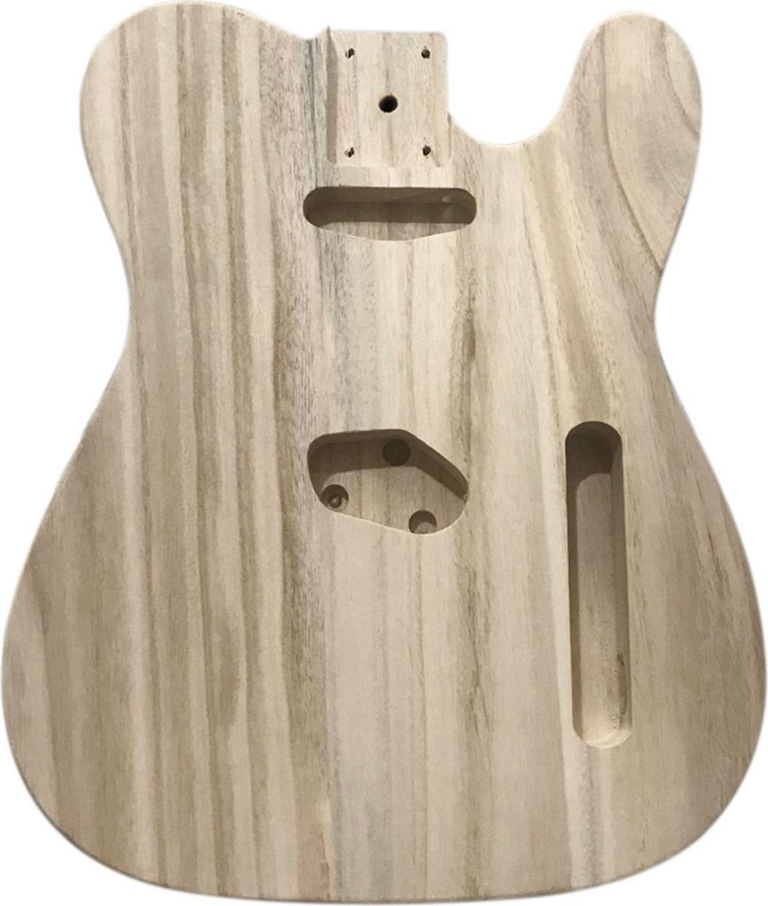 Poliertes Holz Typ E-Gitarre Barrel DIY elektrische Ahorn Gitarre Barrel Körper für TL-Stil Gitarre