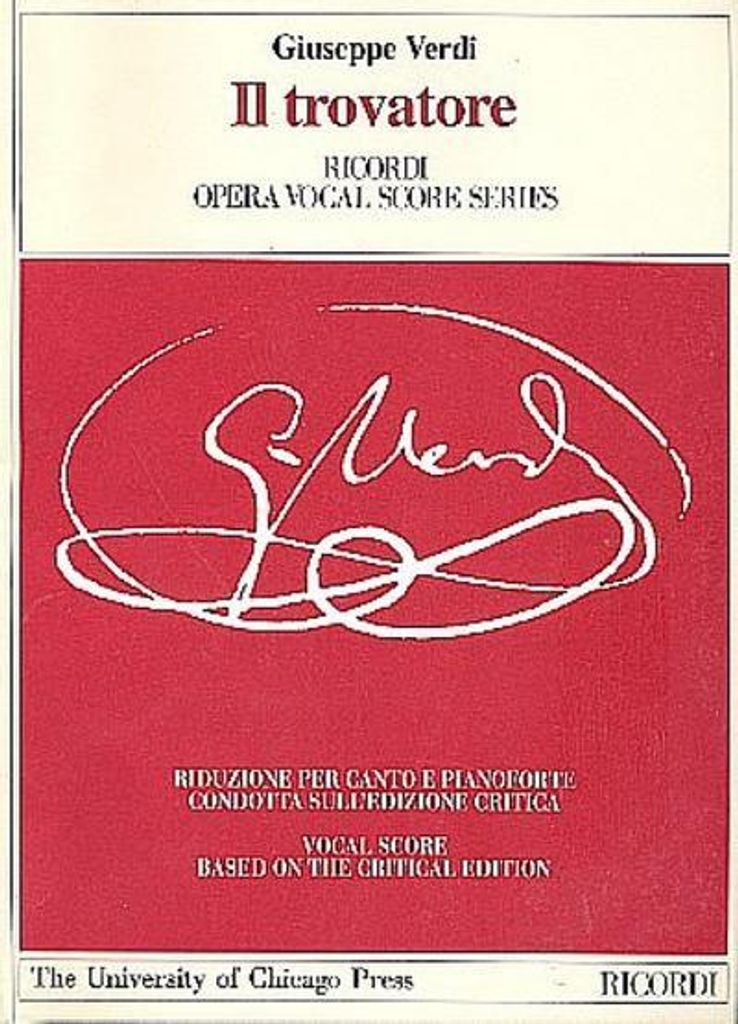 Il Trovatorevocal score (it/en)