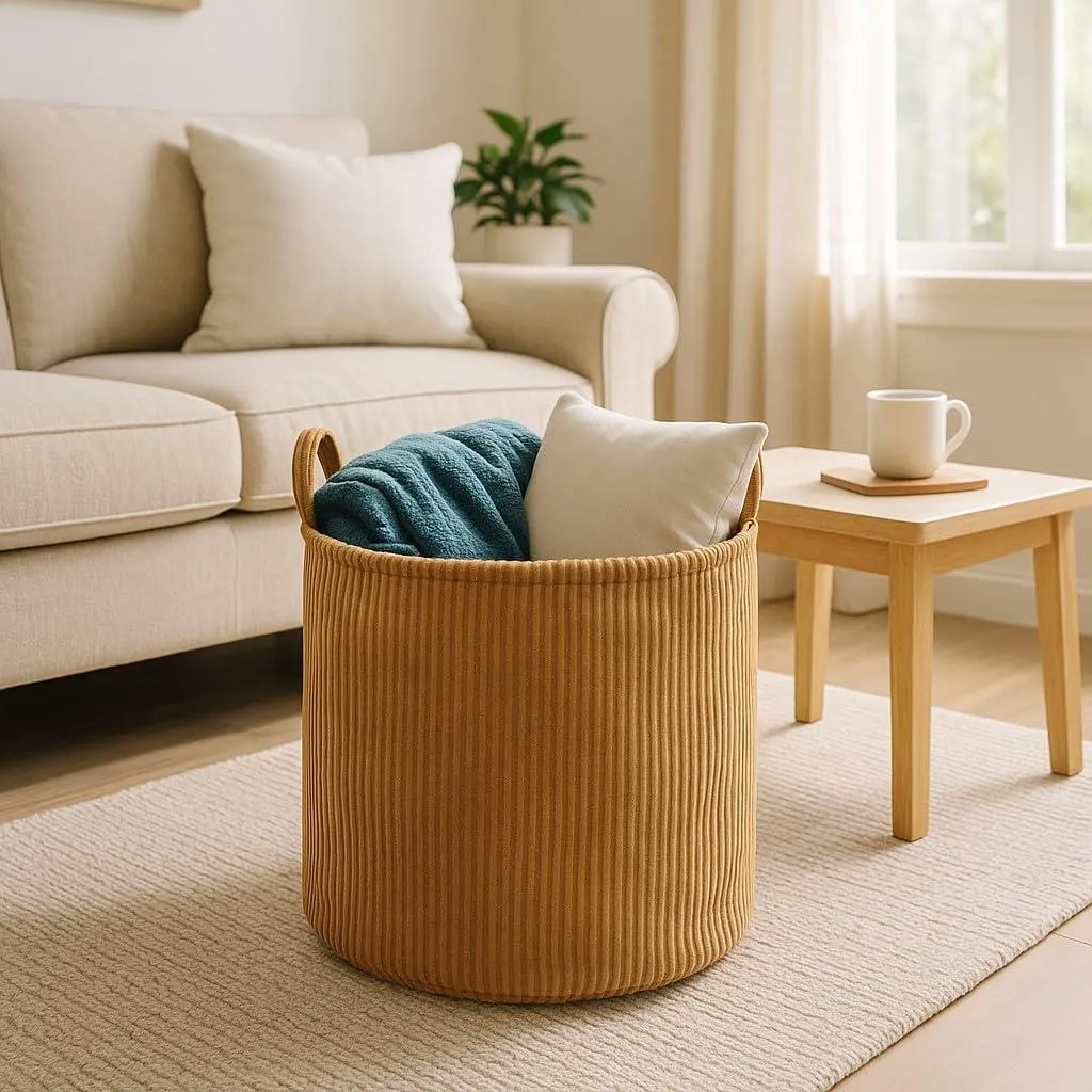 Panier de rangement marron : finissez-en avec le désordre des jouets