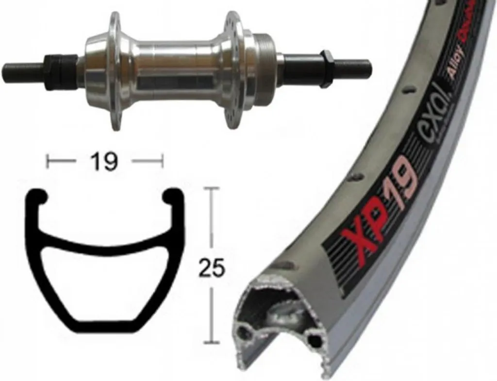 Roue de Remplacement 28 Pouces pour Vélo de Randonnée avec Moyeu ZKR