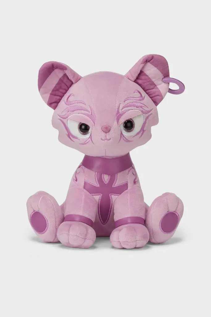 Peluche Gothique Démon Baby Bast Pastel - Doudou de Collection Soft
