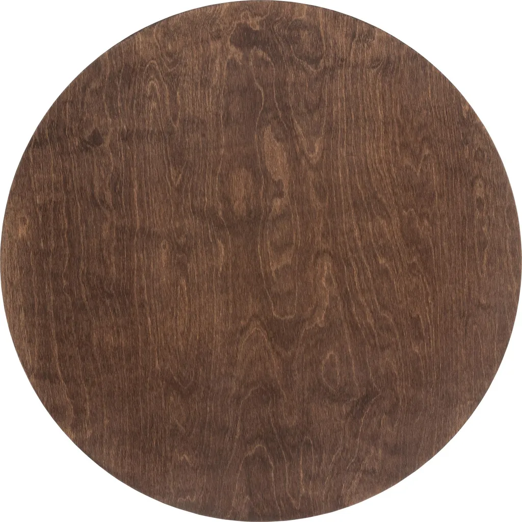 Applique LED salon bois foncé style zen RING TIMBER Ø75cm Nowodvorski
