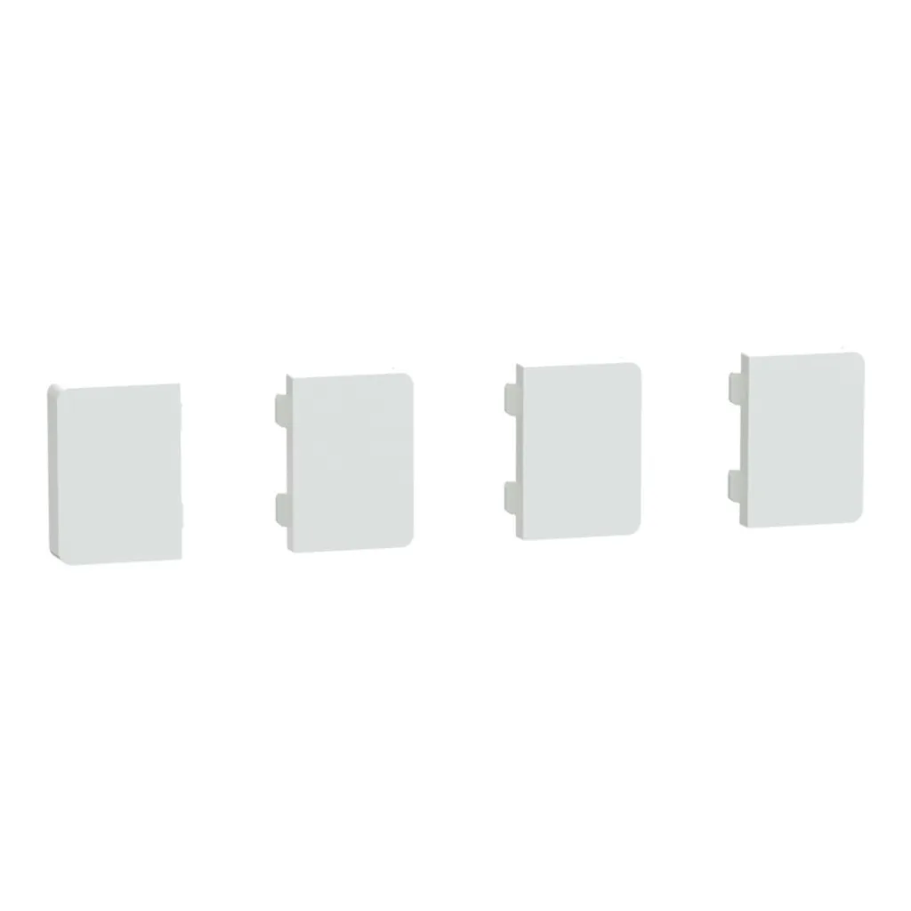 Plaque tactile KNX 4 voies Flex Design blanc lotus, commande intelligente