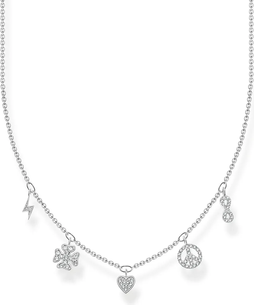 Collier Femme en Argent Maille Fine Thomas Sabo KE2123 Longueur 42 cm