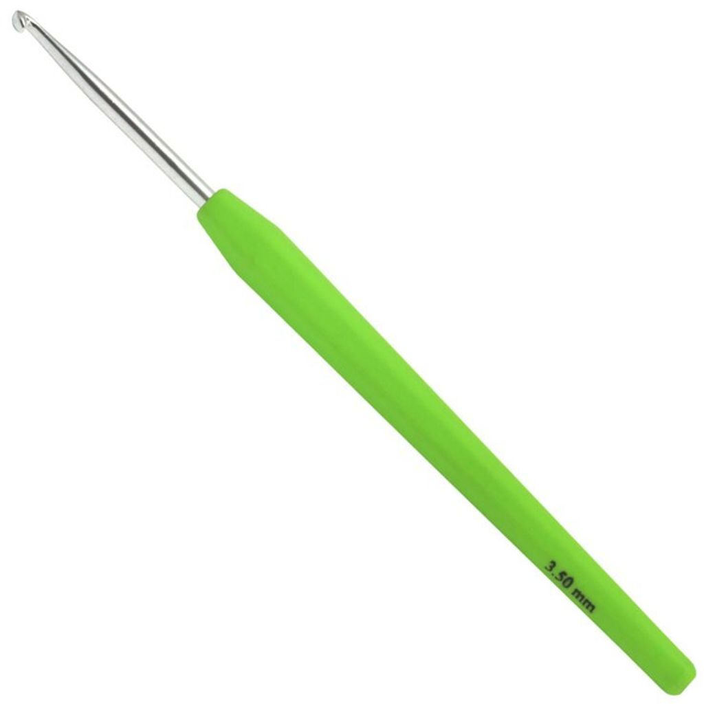 Lana Grossa - Wollhäkelnadel Design Color Softgriff 14cm Produktbild 