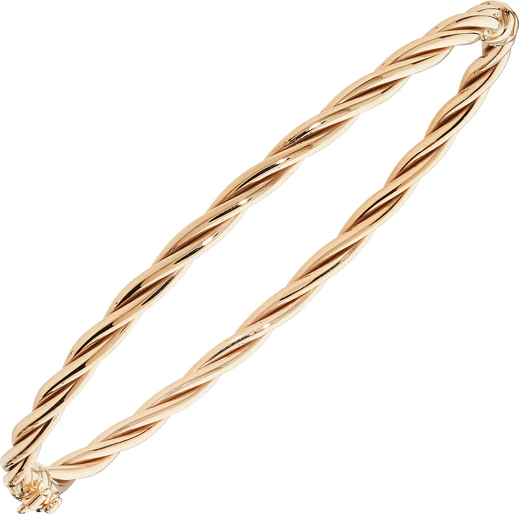 Bracelet Jonc Or 375 Femme - Ouverture Facile et Charnière Anti-Torsion