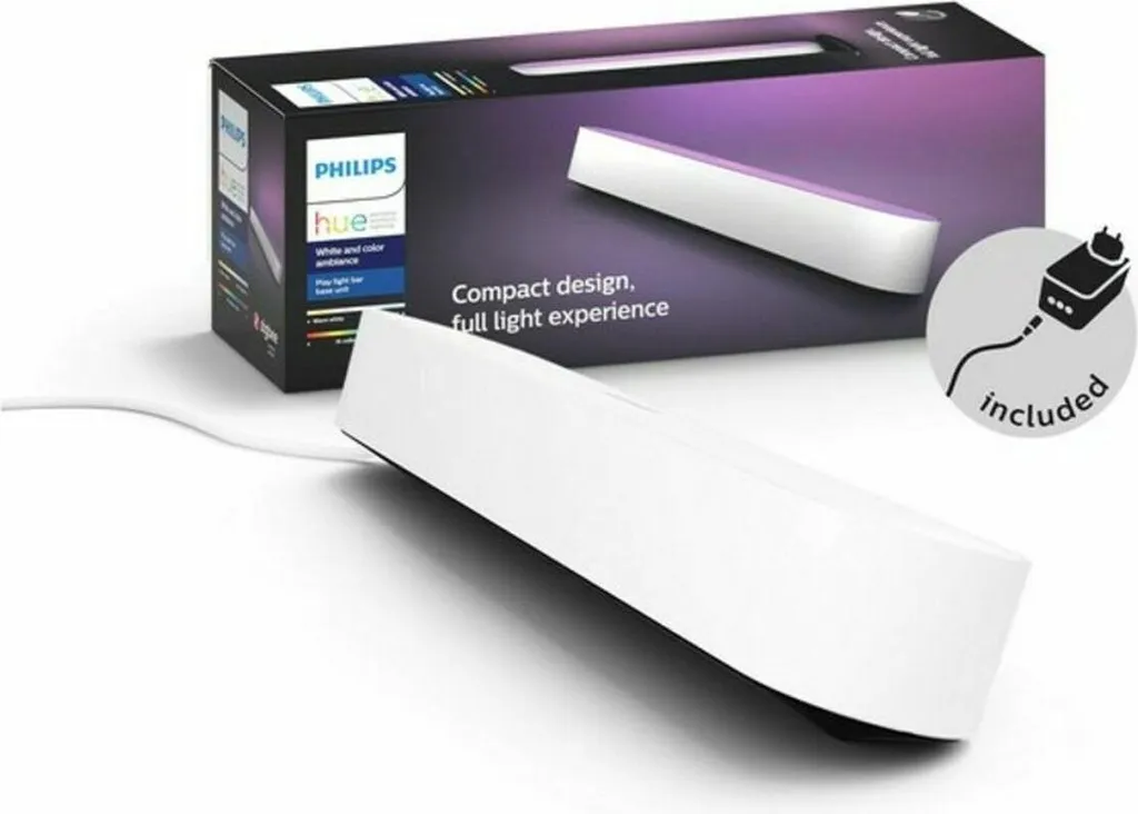 Philips Hue Play Barre de Lumière Connectée Blanche Pack Individuel