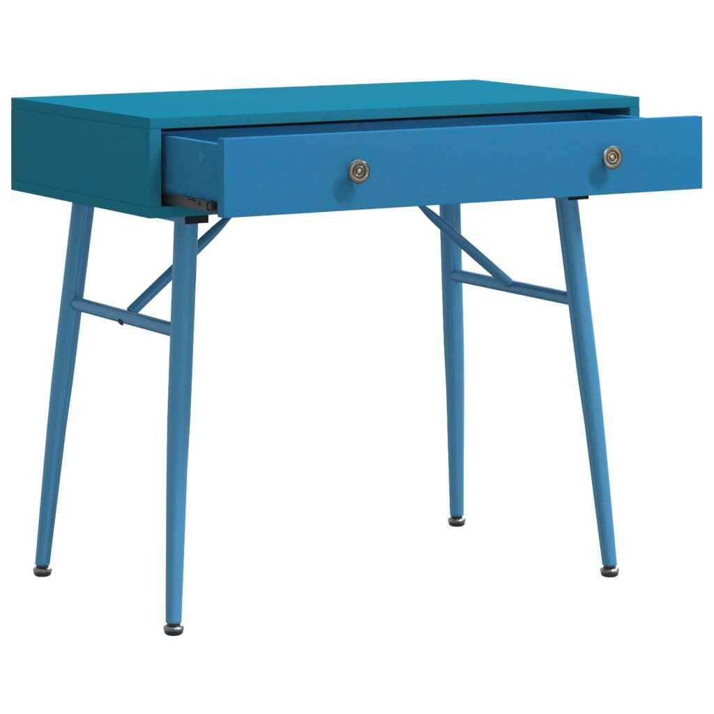 Biurko Komputerowe Z Szufladą, Antyczna Zieleń, 90X50X76,5 Zdjęcie produktu 3