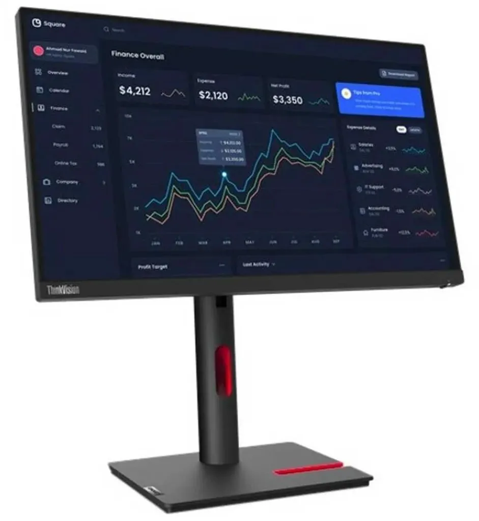 Réduisez la fatigue oculaire avec le Lenovo ThinkVision T22i-30 écran LED