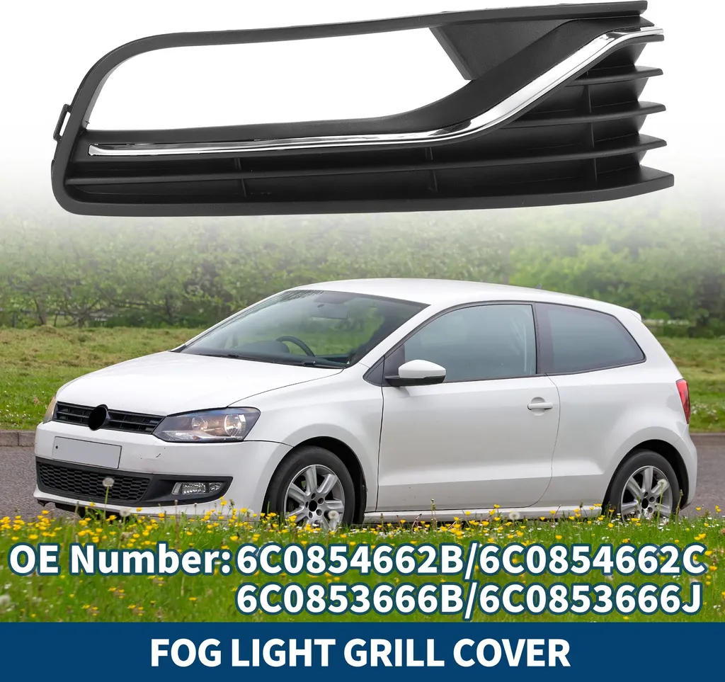 Couvercle de Pare-chocs pour Antibrouillard VW Polo 6R 2014 2015 2016 2017