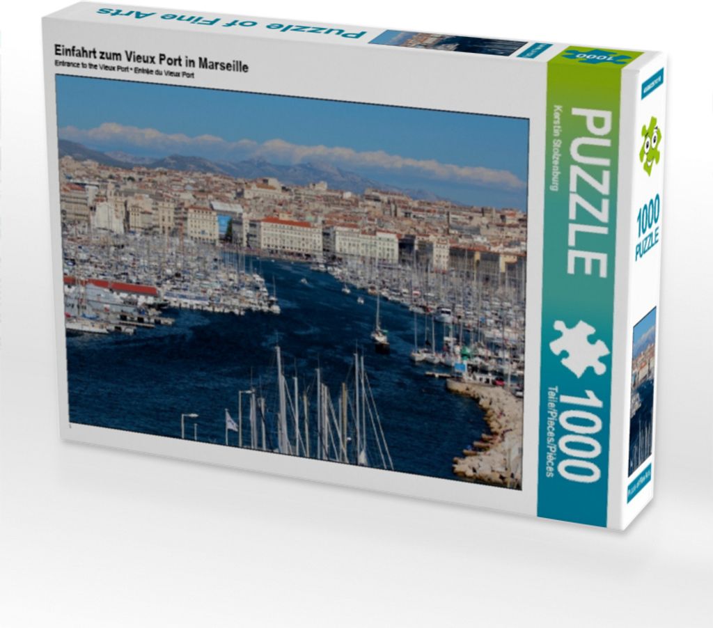 Calvendo Einfahrt zum Vieux Port in Marseille 1000 Teile Puzzle quer 640x480mm, Stolzenburg Kerstin; 7375945