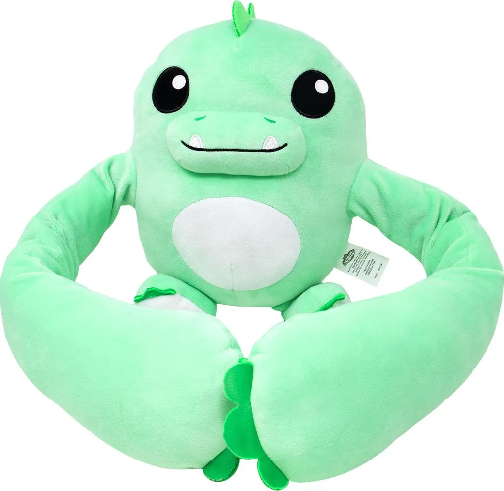 Peluche crocodile anti-allergène - Doudou vert sécurisé pour nourrisson