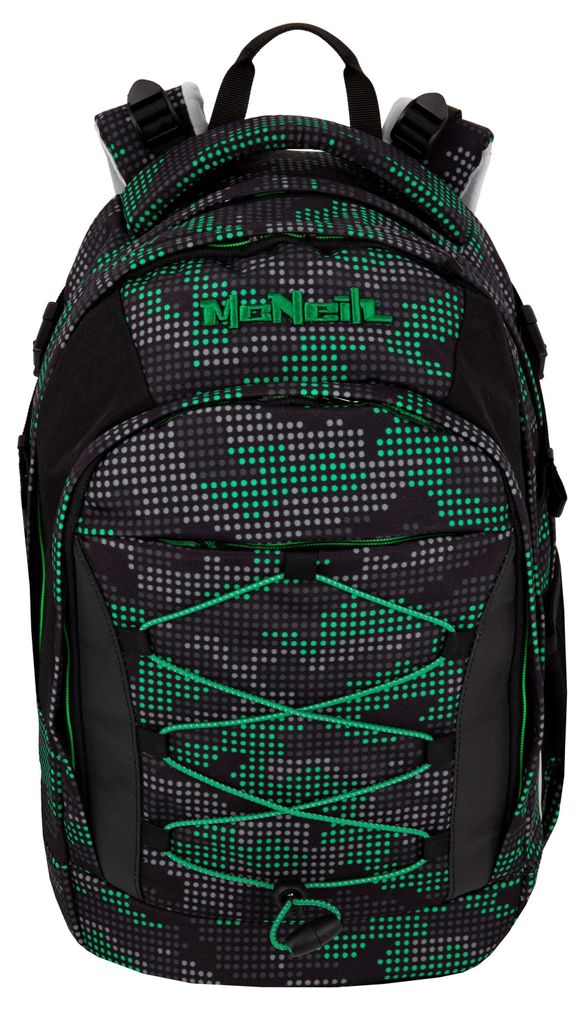 McNeill zaino della scuola Luca School Backpack Grid nero Immagine del prodotto 