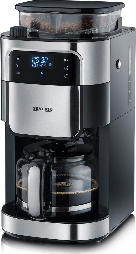 SEVERIN KA 4813 Filterkaffeemaschine Edelstahl-Mahlwerk Produktbild 