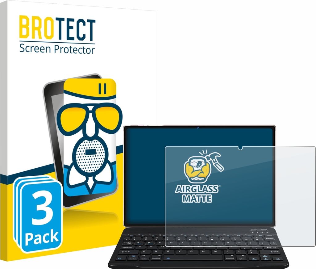 3x BROTECT Entspiegelungs Schutzglas für DEERTiME E6 10.1" Schutzfolie Panzer Folie Glas Display Schutz matt