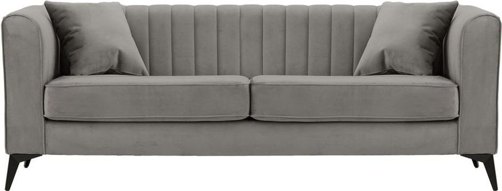 3-Sitzer Sofa Mary-Velluto 15-matte black