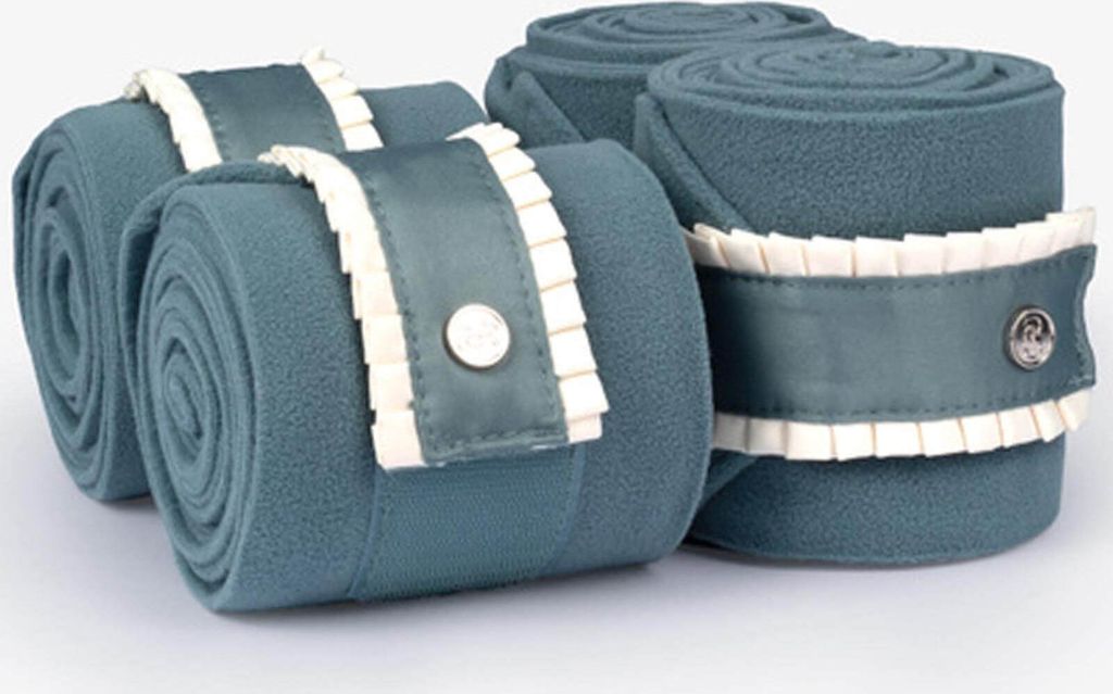 PS of Sweden Bandagen Ruffle Pearl FS 2024 Polos Steel Blue Full