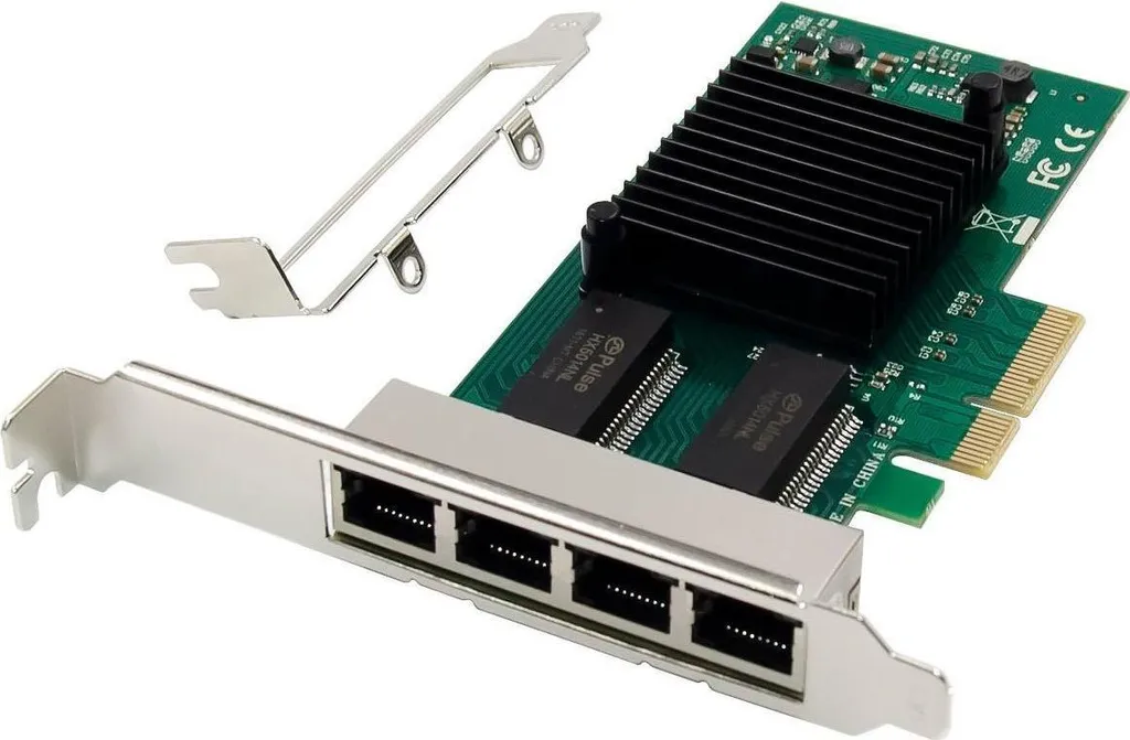 Carte Réseau I350-T4 Quad-1GbE RJ45 avec Contrôleur Intel Performant