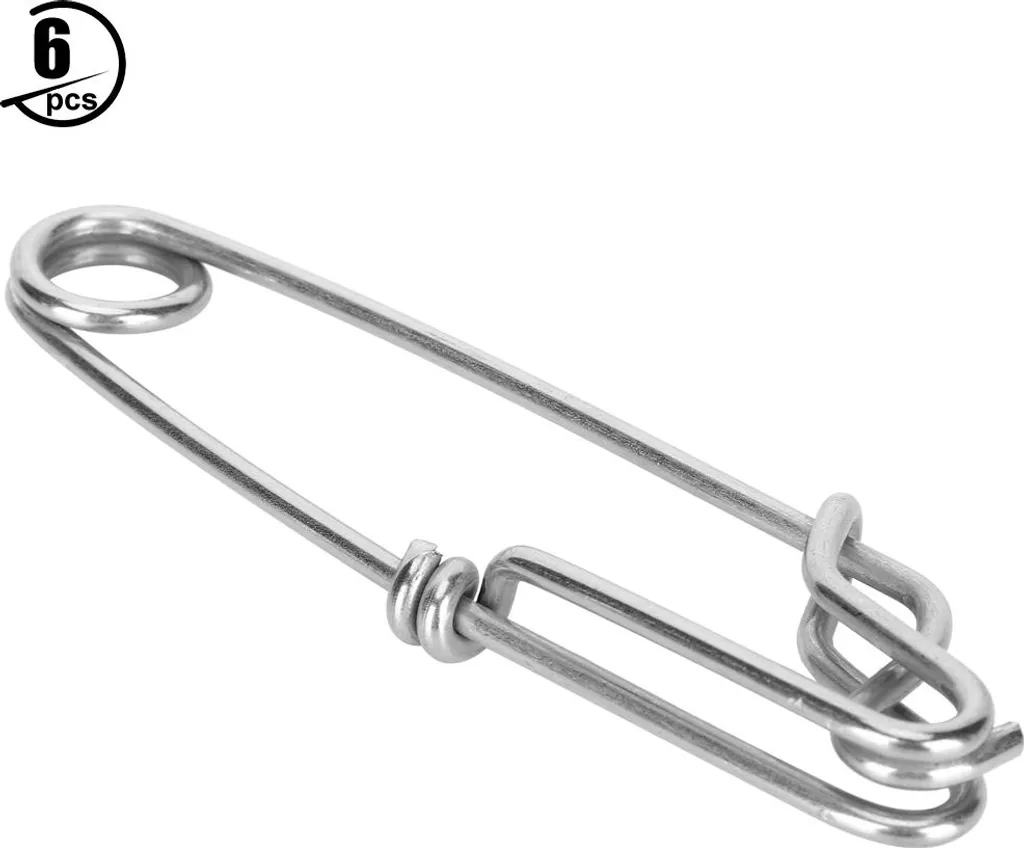 6 Snap Professionale in Acciaio Inox per Tonno - Attacco Rapido Longline